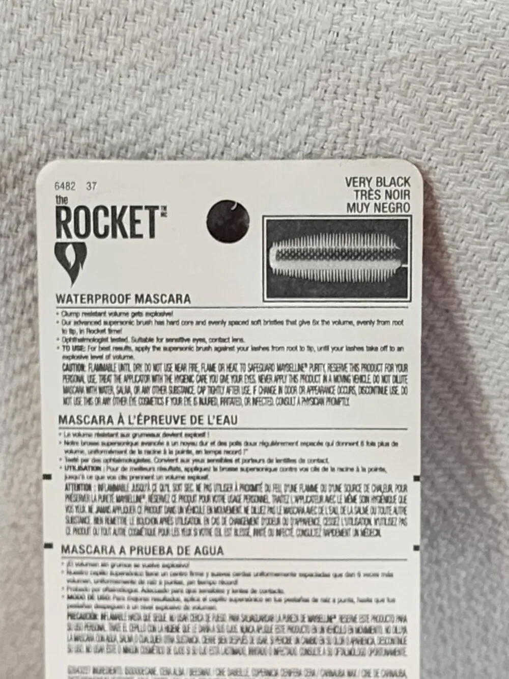 Maybelline New York The Rocket Volum'Express .3fl oz. Waterproof Mascara #411